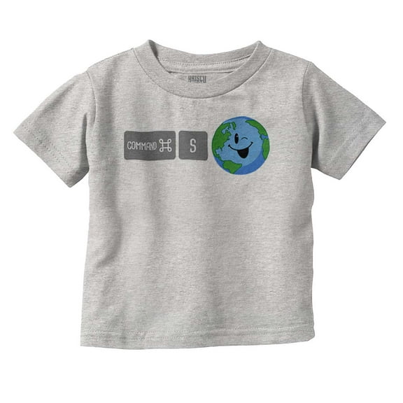 Save Planet Earth Day Eco-Friendly Toddler Boy Girl T Shirt Infant Toddler Brisco Brands 2T