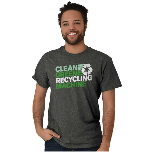 Save Planet Go Green Love Earth Day Men's Graphic T Shirt Tees Brisco Brands L