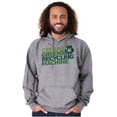 thumbnail image 1 of Save Planet Go Green Love Earth Day Unisex Plus Fleece Graphic Hoodie Brisco Brands 2X, 1 of 3