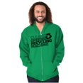 thumbnail image 1 of Save Planet Go Green Love Earth Day Zip Up Hoodie Men's Women's Brisco Brands 4X, 1 of 6