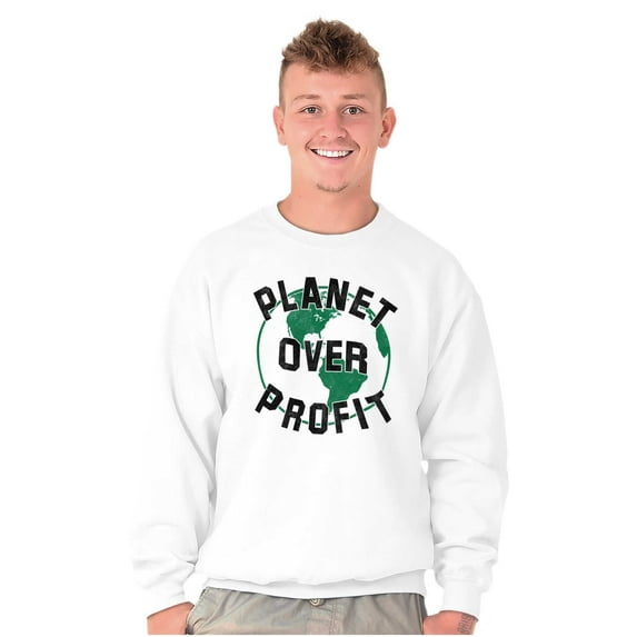 Save Planet Love Earth Climate Change Unisex Plus Fleece Graphic Sweatshirt Brisco Brands 2X