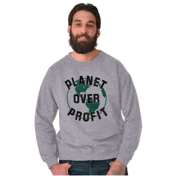 Save Planet Love Earth Climate Change Unisex Plus Fleece Graphic Sweatshirt Brisco Brands 5X
