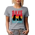 thumbnail image 1 of Save Sea Lions, Seal Lover or Rescuer, Heather Grey T-Shirt, 3XL, 1 of 5