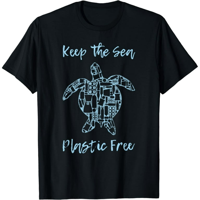 Save Sea Turtle T-Shirt Eco Friendly Anti Plastic Pollution Save Sea Turtle T-Shirt Eco Friendly Anti Plastic Pollution