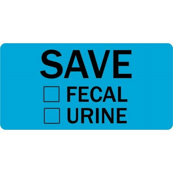 Save Stool Urine Veterinary Labels