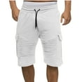 thumbnail image 1 of Save On Summer Cargo Shorts for Men Y2K Streetwear High Waisted Drawstring Elastic Waist Chino Shorts Plus Size Short Pants Baggy Relaxed Fit Trousers Gym Shorts With Pockets, 1 of 5