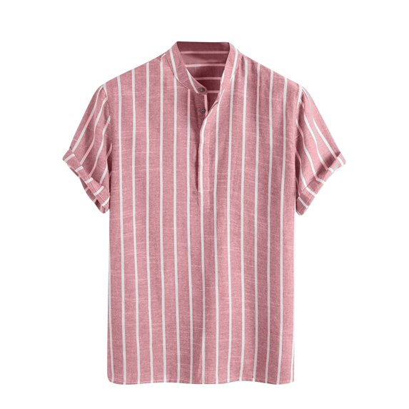 Save On Summer Checked Shirt for Mens Scooped Neck Tee Short Sleeve Tops Pullover Sweater Blouses Plain Classic Quick Dry Tunic Blouses Beach Gym Workout Running Casual Clothes