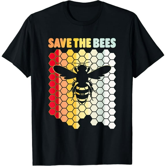 Save The Bees Environmental Bee Honey Save Bees T-Shirtmen and women can wear, black, white, gifts.S,M,L,XL,2XL,3XL,2271XL