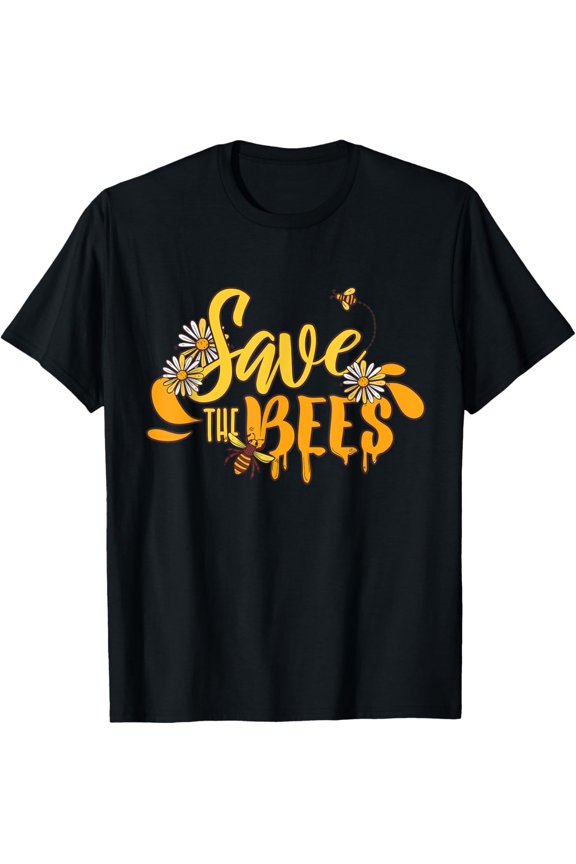 Save The Bees Environmental Tee For Beekeepers & Activists T-Shirt