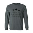 thumbnail image 1 of Save The Bees Plant More Trees Adult Long Sleeve T-shirt, 1 of 3
