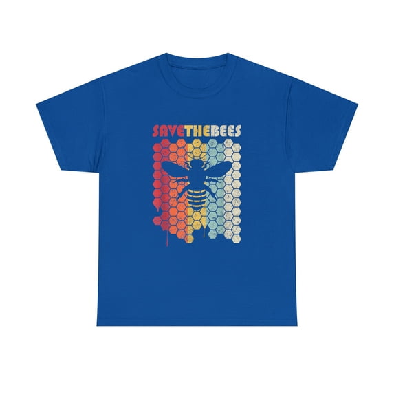 Save The Bees Retro Style Climate Change T-Shirt