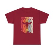 Save The Bees Retro Style Climate Change T-Shirt