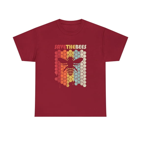 Save The Bees Retro Style Climate Change T-Shirt
