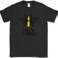 thumbnail image 1 of Save The Bees T-Shirt Extinct Help Fund Raiser Group Hive Honey Tee - Black, 5XL, 1 of 1