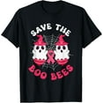 thumbnail image 1 of Save The Boo Bees Funny Halloween Breast Cancer Awareness T-Shirt, 1 of 3