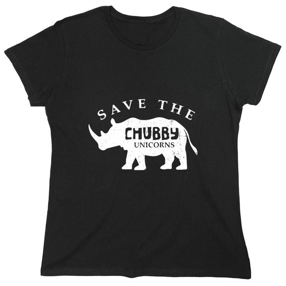 Save The C*ubby Uni*orns Sarcastic Humor Novelty Funny Women's Casual Tees