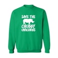 thumbnail image 1 of Save The Chubby Unicorns Crewneck Sweatshirt, 1 of 3