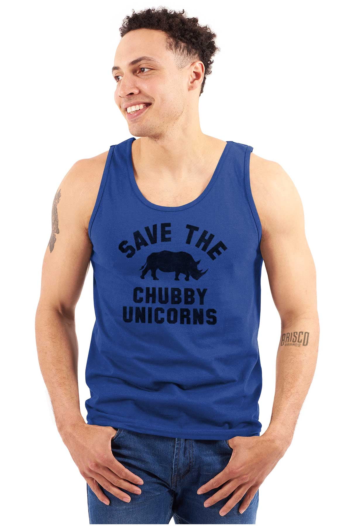 Save The Chubby Unicorns Fantasy Tank Top T Shirts Men Women Brisco