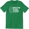 thumbnail image 1 of Save The Clock Tower Hill Valley Preservation Society Men's Tee Shirt, 1 of 4