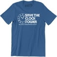 thumbnail image 1 of Save The Clock Tower Hill Valley Preservation Society Men's Tee Shirt, 1 of 4