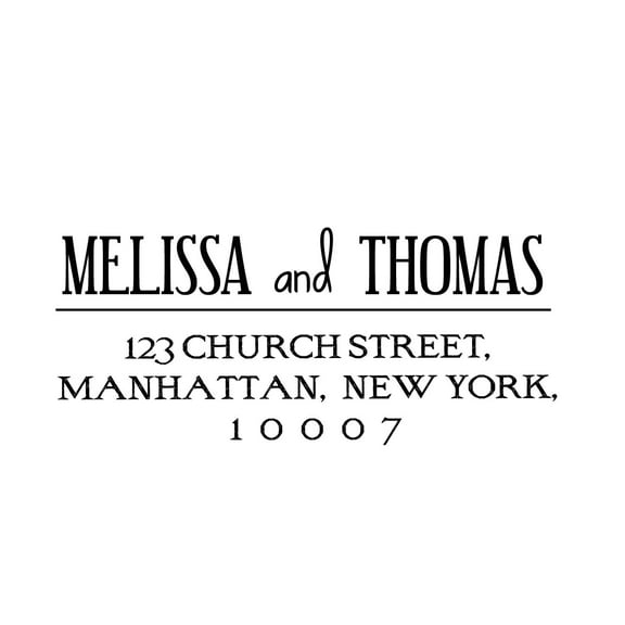 Save The Date Custom Rubber Stamp Personalized Family Address stamp Self Inking Calligraphy Stamper Invitation Gift