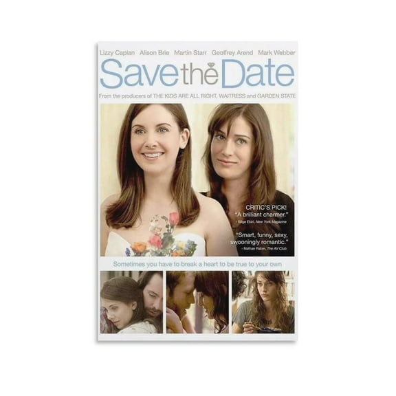 Save The Date Movie Poster Picture Print Wall Art Poster Painting Canvas Posters Artworks Room Aesthetic