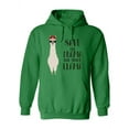 thumbnail image 1 of Save The Drama For Your Llama Hoodie Women -SPIdeals Designs, Female 5X-Large, 1 of 4