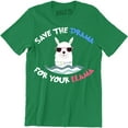 thumbnail image 1 of Save The Drama for Your LLama Cute Adorable Animal Slogan Men's T-Shirt, 1 of 4
