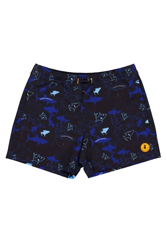 Boys Printed Swim Trunks, Size 8Y