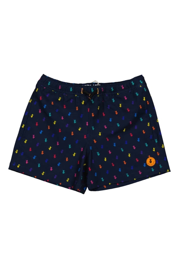 Boys Printed Swim Trunks, Size 8Y