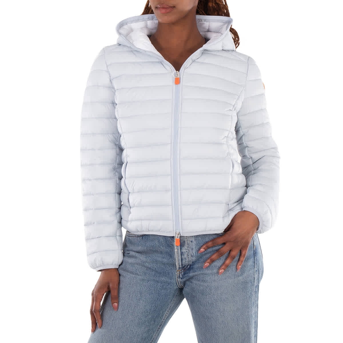ダウンジャケット・コート SAVE THE DUCK Women Bubble Jackets D32199W IRIS2000000 White Save the Duck Long Iris Hooded Puffer Coat | Neiman Marcus