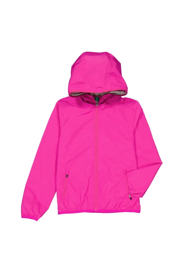 Girls Nylon Hooded Jacket, Size 10Y