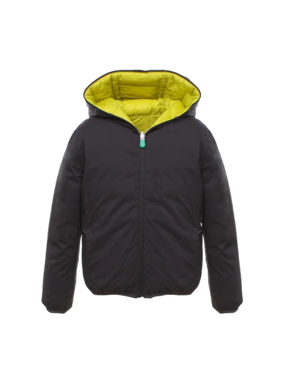 Kids Black Double-Face Down Jacket, Size 2Y