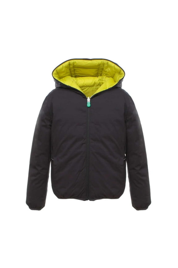 Kids Black Double-Face Down Jacket, Size 2Y