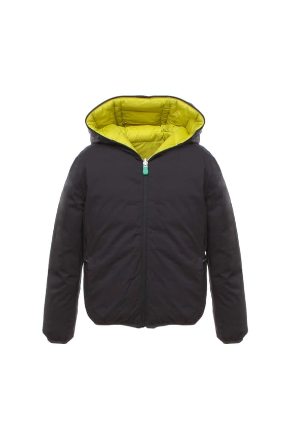 Kids Black Double-Face Down Jacket, Size 4Y