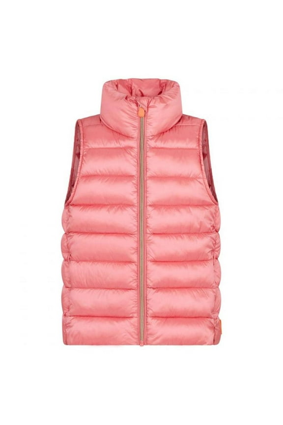Kids Bloom Pink Iris Puffer Vest, Size 10Y