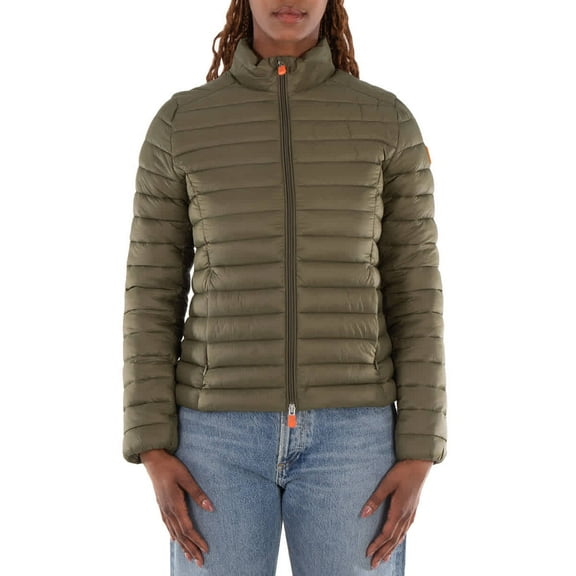 Save The Duck Ladies Green Carly Puffer Jacket, Brand Size 0 (X-Small)