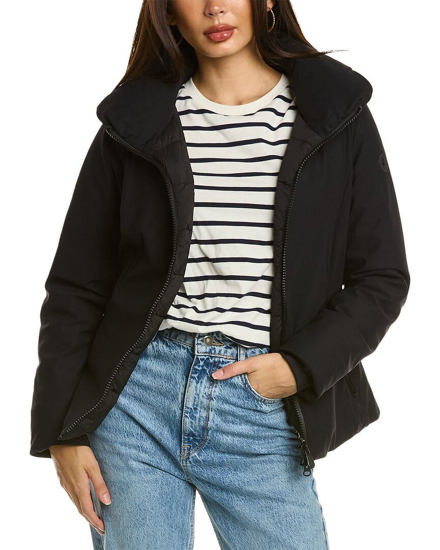 Save The Duck womens Alida Lexy15 Short Rain Jacket 1 S Black