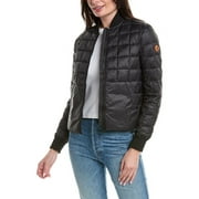 Save The Duck womens  Ede Short Quilt Jacket, 1, Black