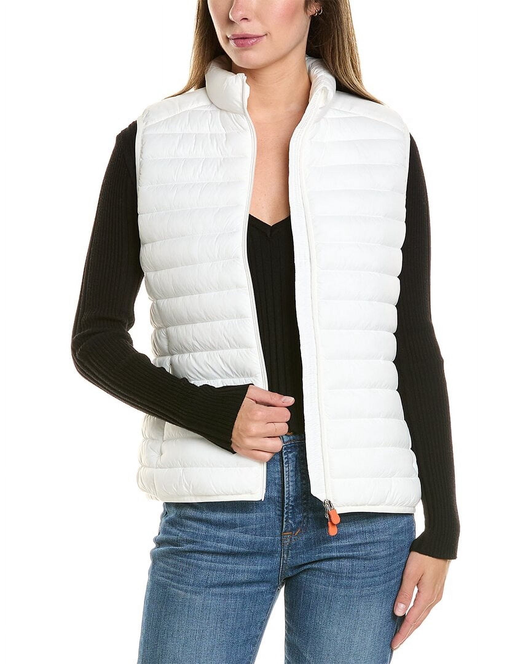 Save The Duck womens Noemi Vest, 3M/L, White - Walmart.com