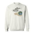 thumbnail image 1 of Save The Earth Quote Sweatshirt Men -Image by Shutterstock, Male 5X-Large, 1 of 4
