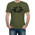 thumbnail image 1 of Save The Fat Unicorns Men's Graphic T-Shirt | Funny & Quirky Animal Tee, 1 of 2