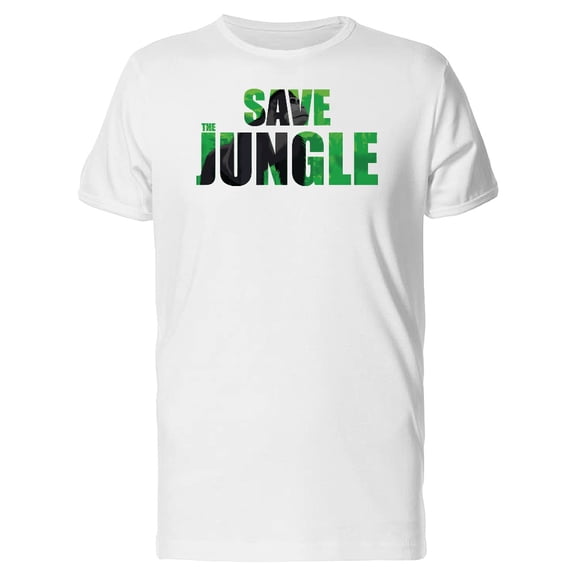 Save The Jungle And Gorilla T-Shirt Men -Image by Shutterstock, Male Large