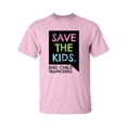 thumbnail image 1 of Save The Kids End Child Trafficking Unisex Adult Short Sleeve T-shirt-Light Pink-xl, 1 of 4