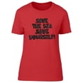 thumbnail image 1 of Save The Sea Save Yourself  T-Shirt Women -Image by Shutterstock, Female Medium, 1 of 2