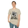 thumbnail image 1 of Save The Trash Pandas, Gildan Unisex Softstyle T-Shirt, Graphic Tee, S-3XL, 1 of 5