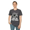 thumbnail image 1 of Save The Trash Pandas, Gildan Unisex Softstyle T-Shirt, Graphic Tee, S-3XL, 1 of 5