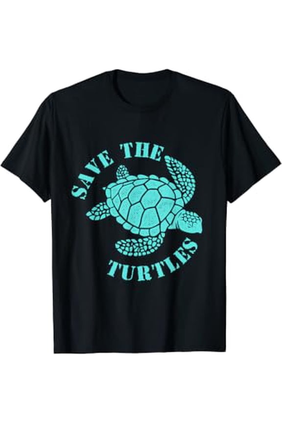 Save The Turtles - Ocean Animal Reptile Lover Sea Animal T-Shirt