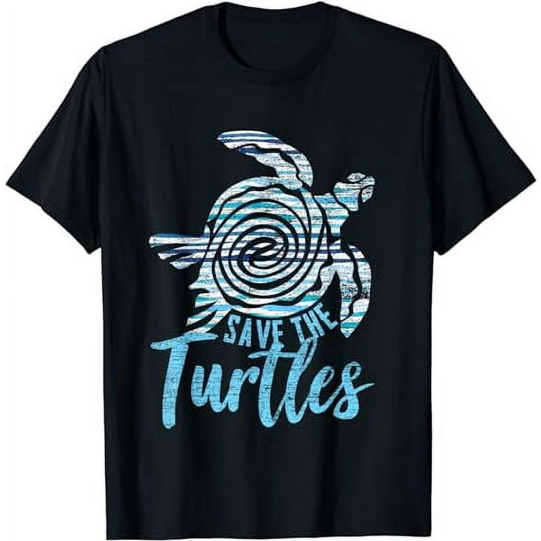 Save The Turtles T-Shirt Vintage Earth Day