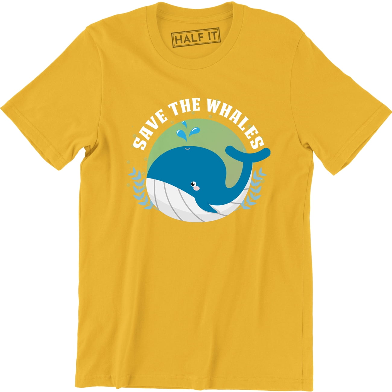 Save The Whales - Funny World Peace Narwhals Men's Tee Shirt - Walmart.com